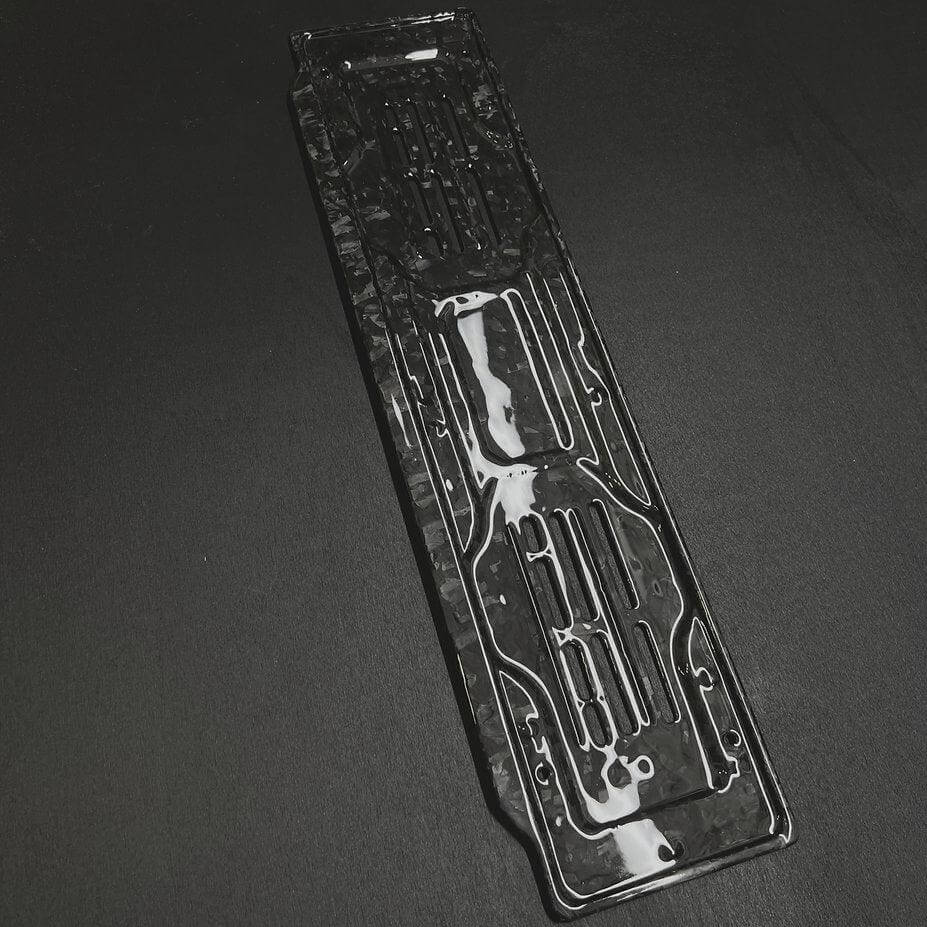 License Car Plate Holder in Forged Carbon by RSI c6 - Image 3