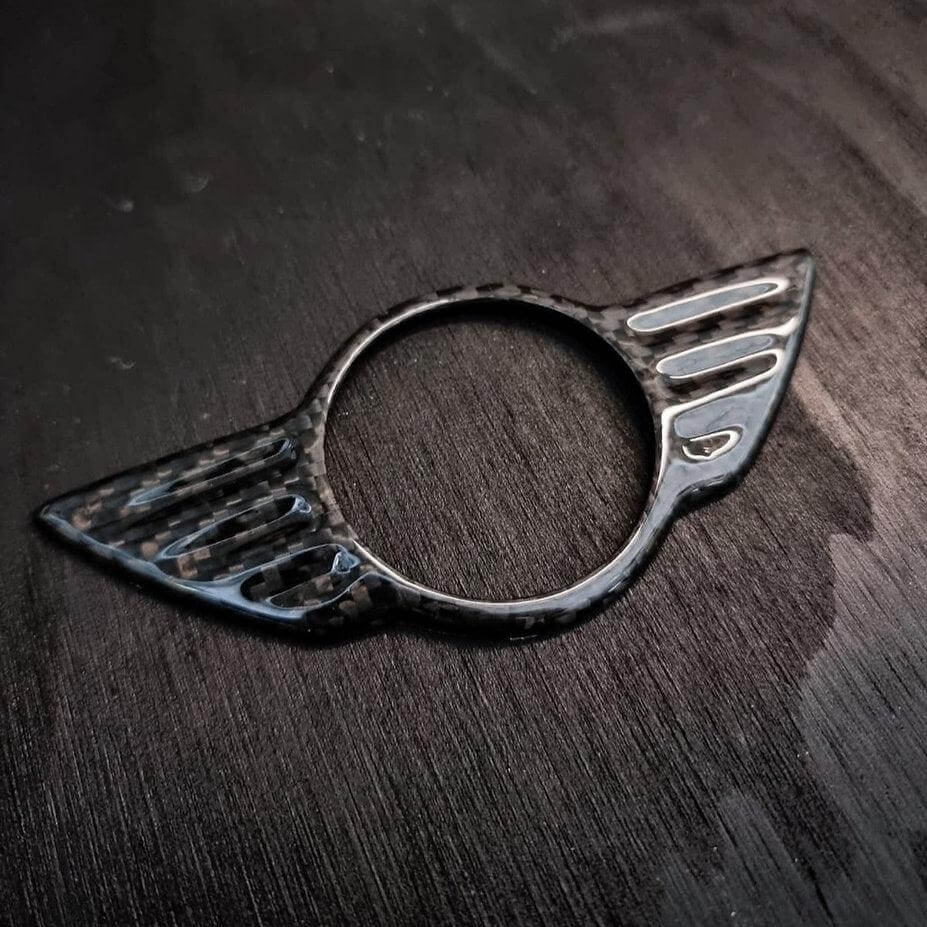 Cover Emblem Logo Badge MINI in Carbon Fiber - MINI R Series & F Series - Image 5