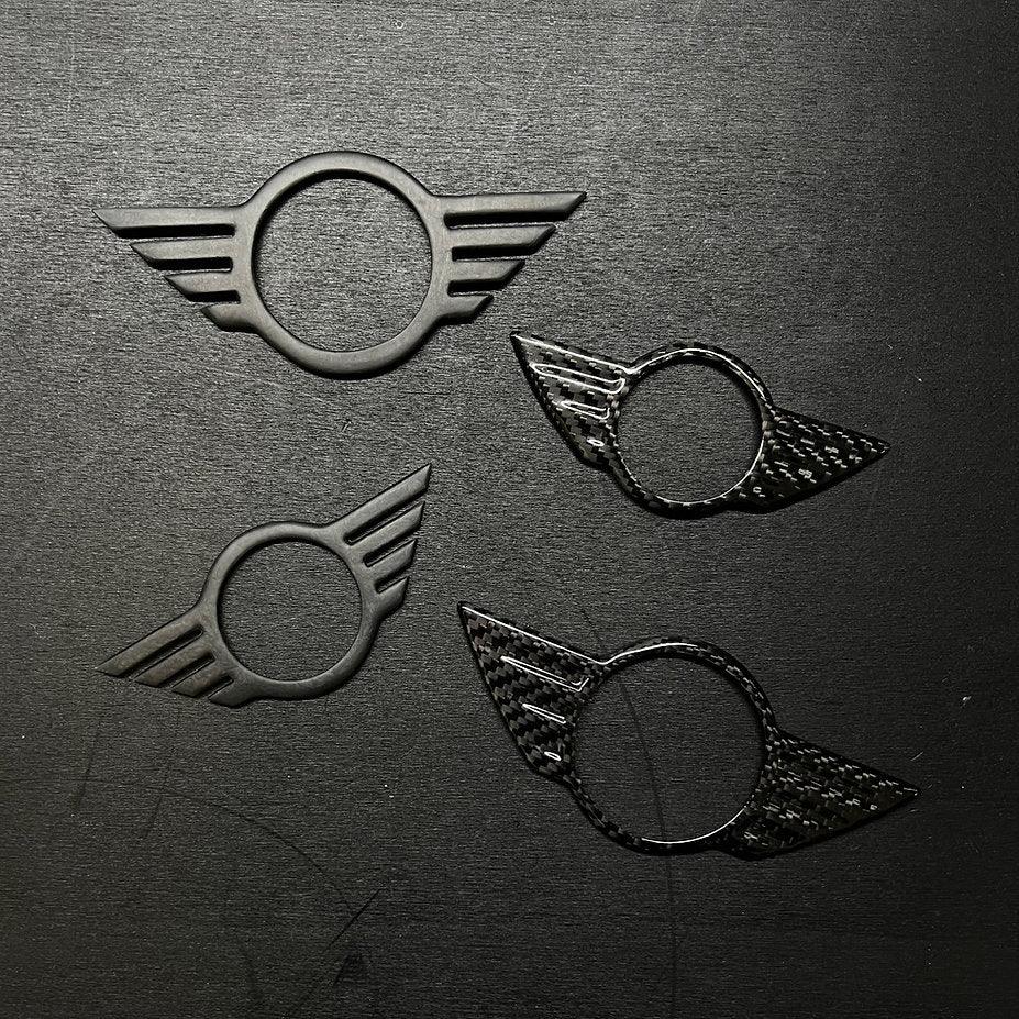 Cover Emblem Logo Badge MINI in Carbon Fiber - MINI R Series & F Series - Image 6
