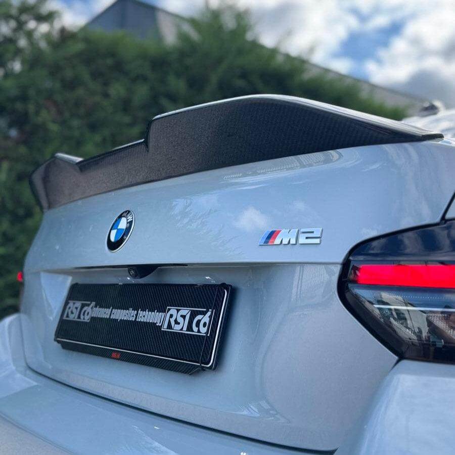 Ducktail Rear Spoiler in Carbon Fiber - BMW G87 M2 - Image 6