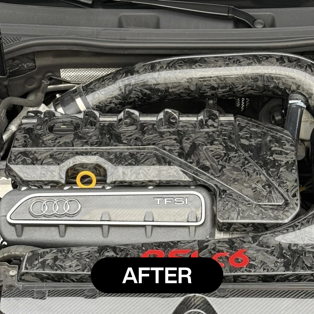 Engine Bay kit in Forged Carbon Fiber -  AUDI RS3 8V and 8Y - Image 4