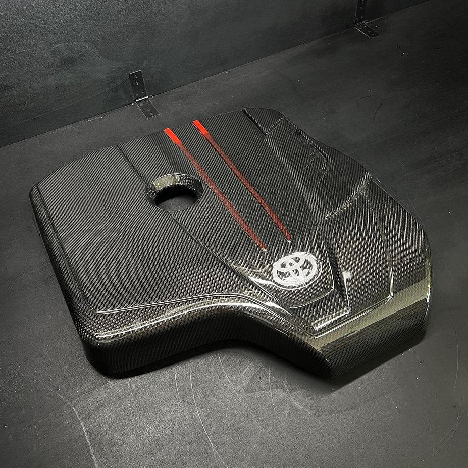 Engine Cover in Carbon Fiber - Toyota MK5 Supra B48 2.0 - Image 3