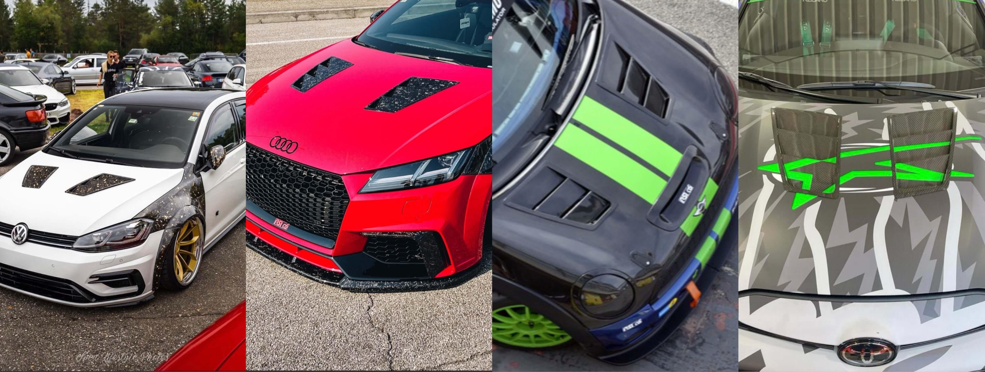 Front Bonnet Extractor in Carbon Fiber - ALL MODELS OF CAR - Image 4