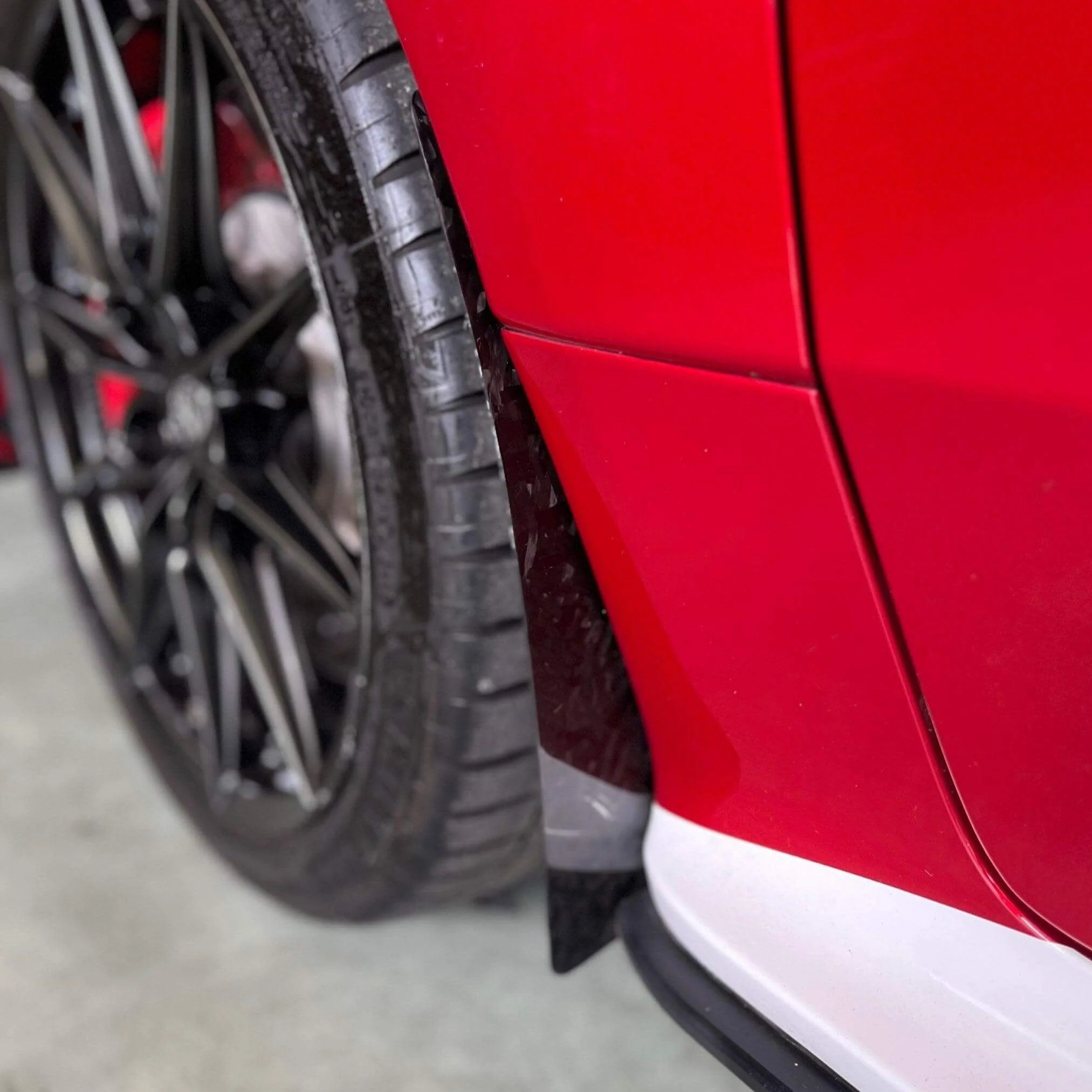 Front Mud Flaps in Forged Carbon Fiber - Toyota GR Yaris mk1 & mk2 - Image 4