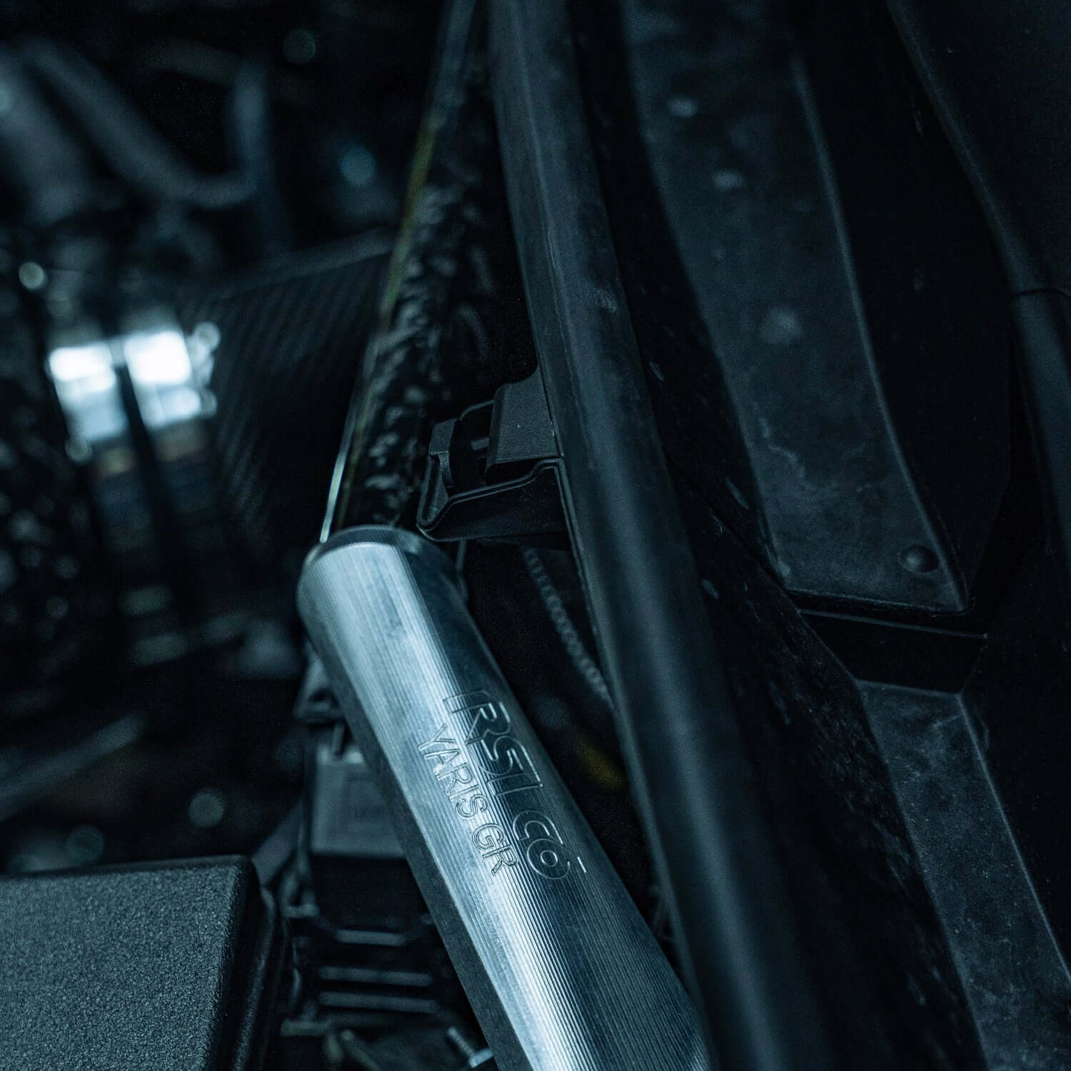 Front Strut Bar in Forged Carbon - Toyota GR Yaris mk2 - Image 3