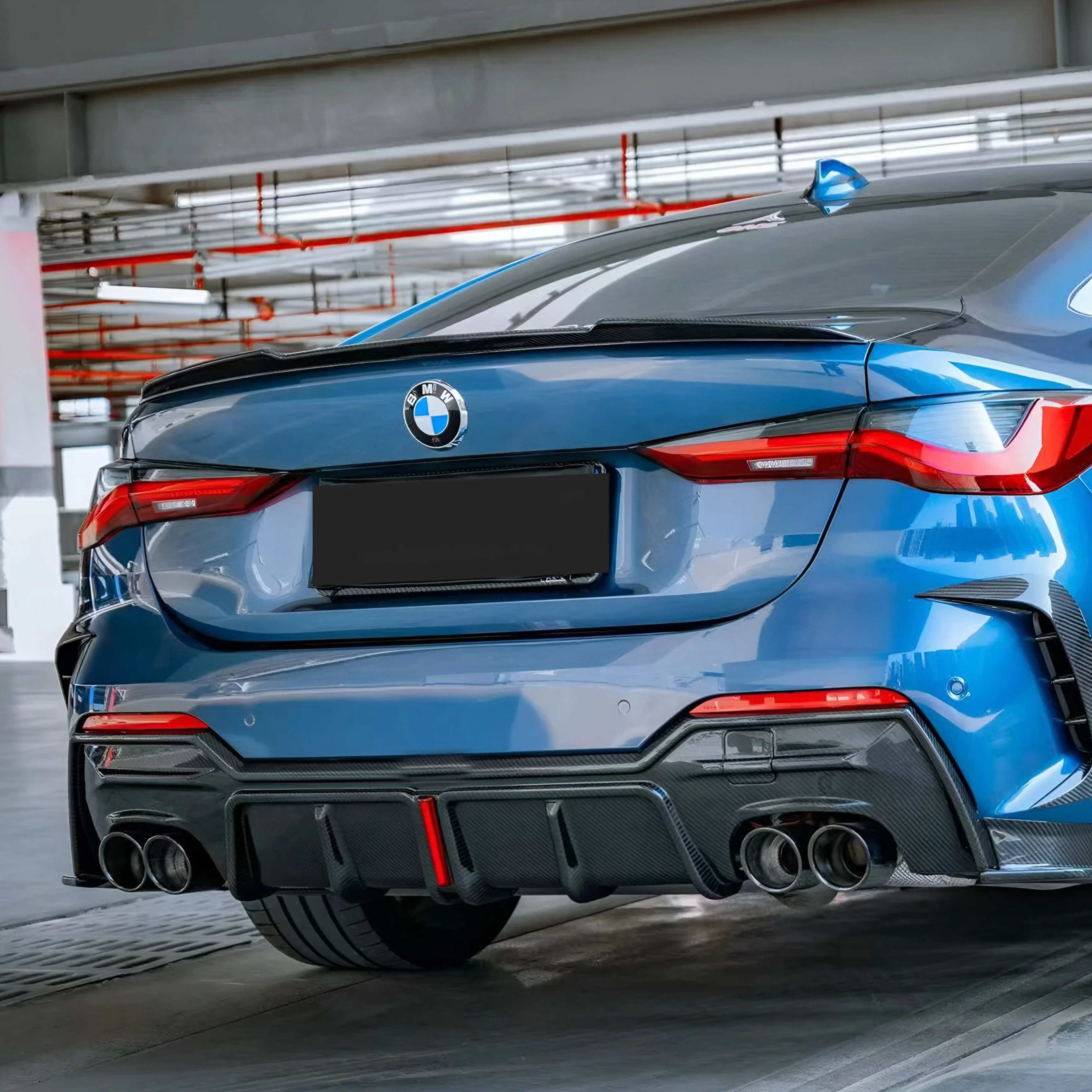 Rear Diffuser in Carbon Fiber - BMW 4 Series G22/G23 430i and M440i - Image 3