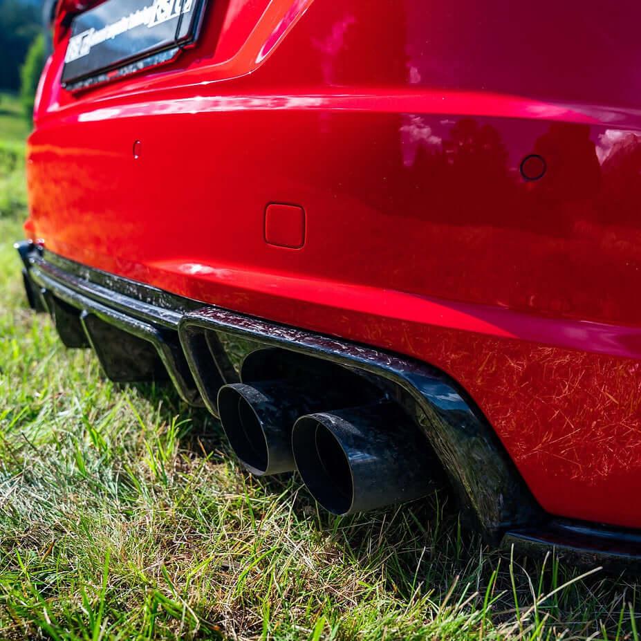 Rear Extractor in Forged Carbon Fiber - AUDI TT / TT S / TT RS Pre FL 8s mk3 - Image 2