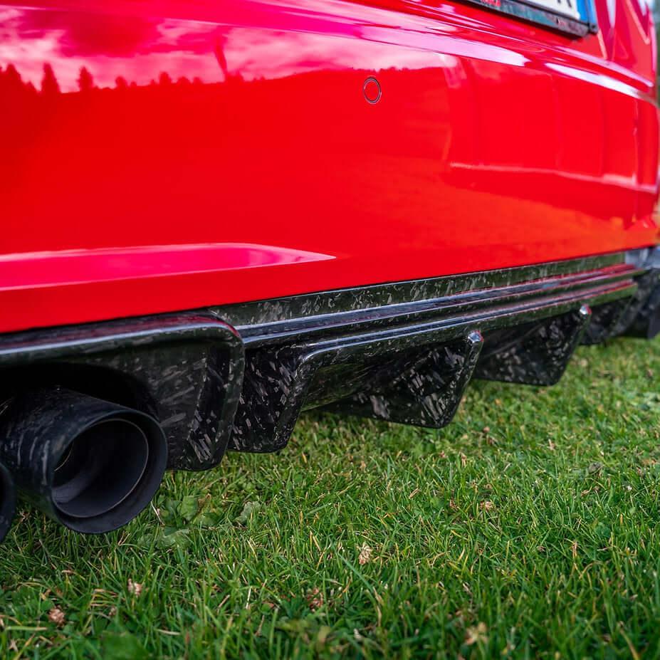 Rear Extractor in Forged Carbon Fiber - AUDI TT / TT S / TT RS Pre FL 8s mk3 - Image 3