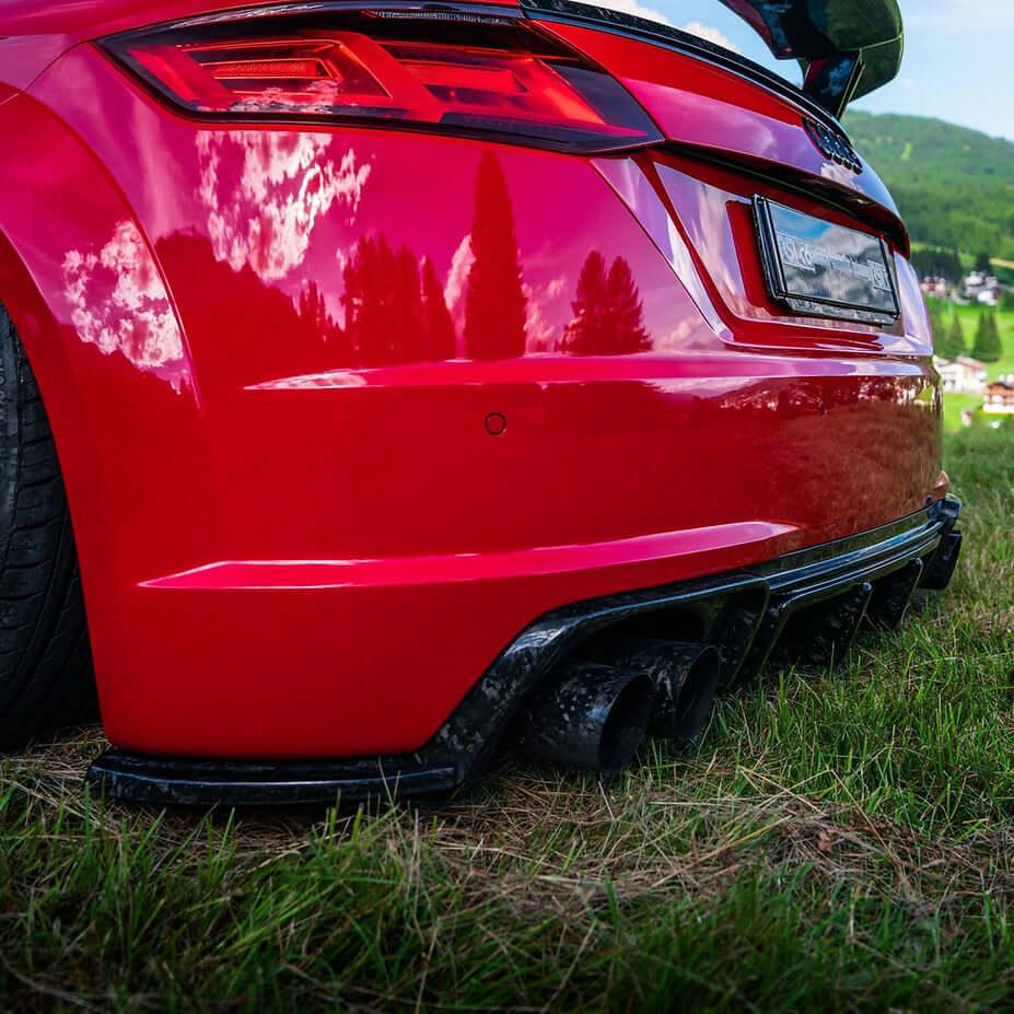 Rear Extractor in Forged Carbon Fiber - AUDI TT / TT S / TT RS Pre FL 8s mk3 - Image 4