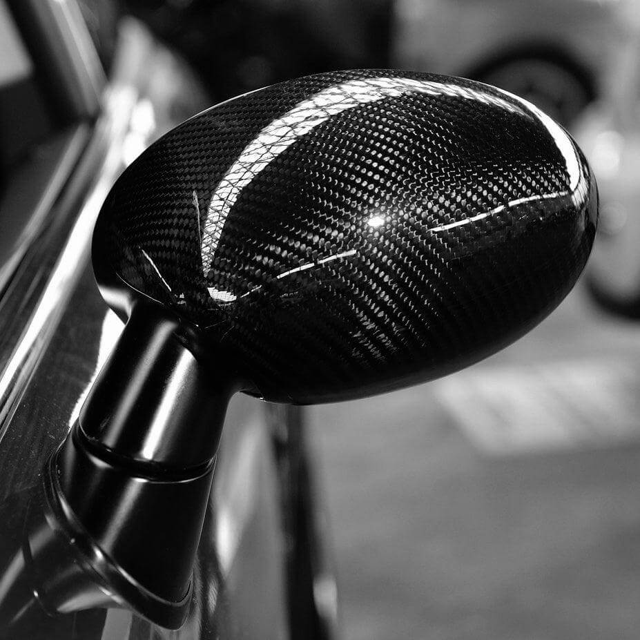 Side Mirror Caps in Carbon Fiber - MINI R50 / R52 / R53