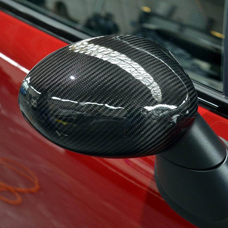 Side Mirror Caps in Carbon Fiber - MINI R55 / R56 / R57 / R58 / R59 / R60 / R61 - Image 2