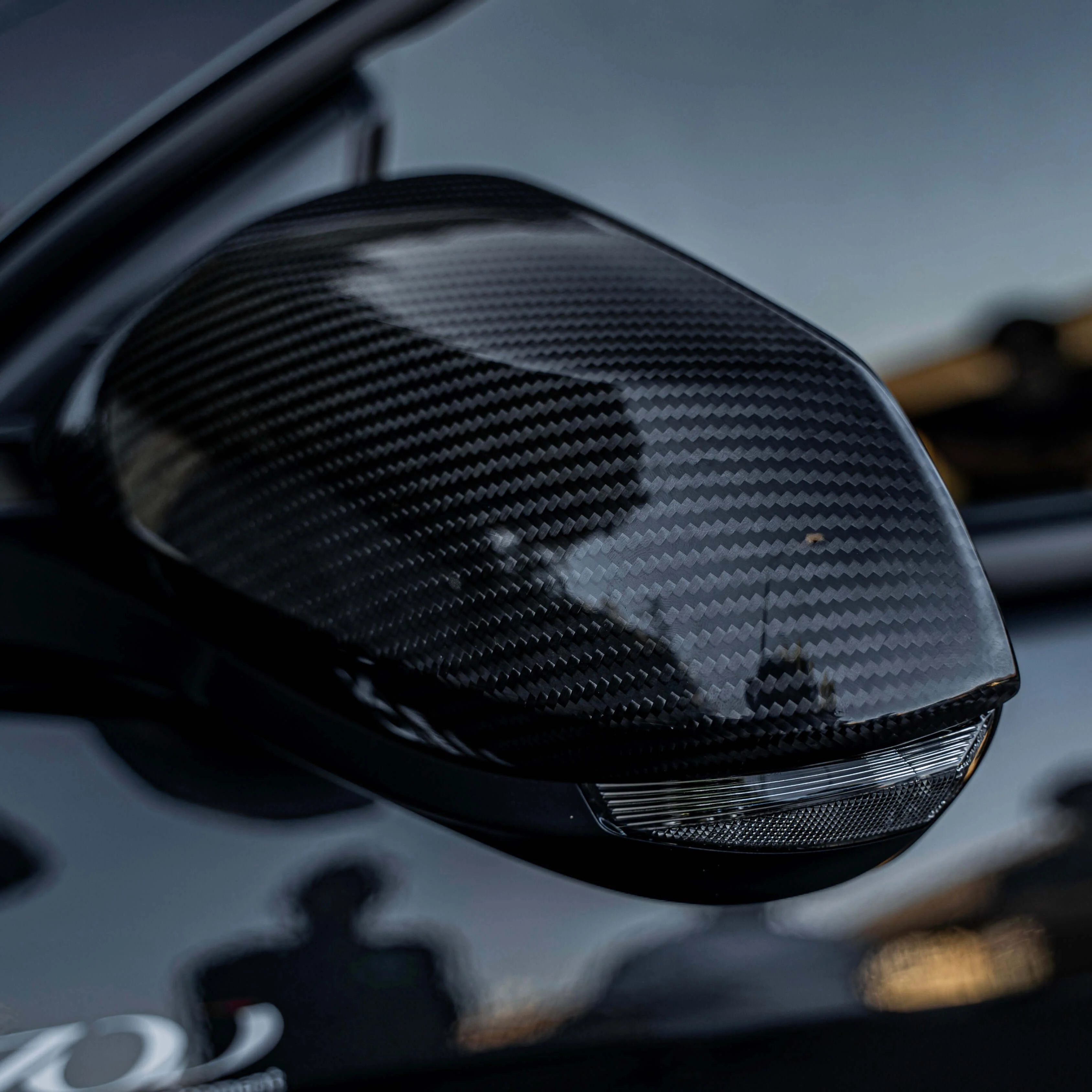 Side Mirror Caps in Carbon Fiber -  Toyota GR Yaris mk1 & mk2 - Image 3
