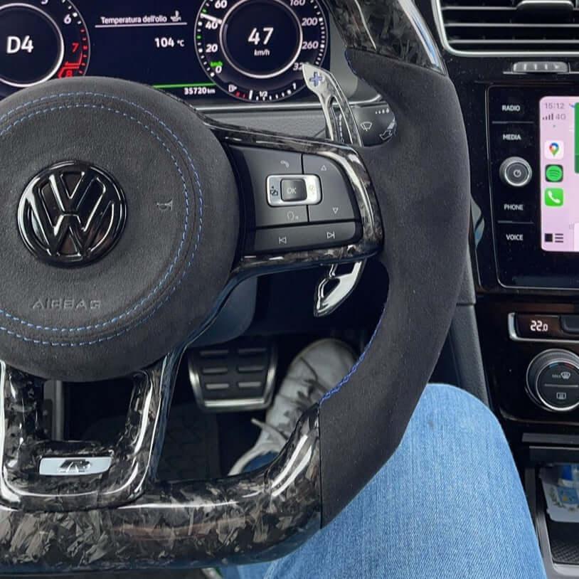 Steering Wheel Custom in Carbon Fiber or Forged Carbon - VW Golf Mk 7 / 7.5 - Image 3