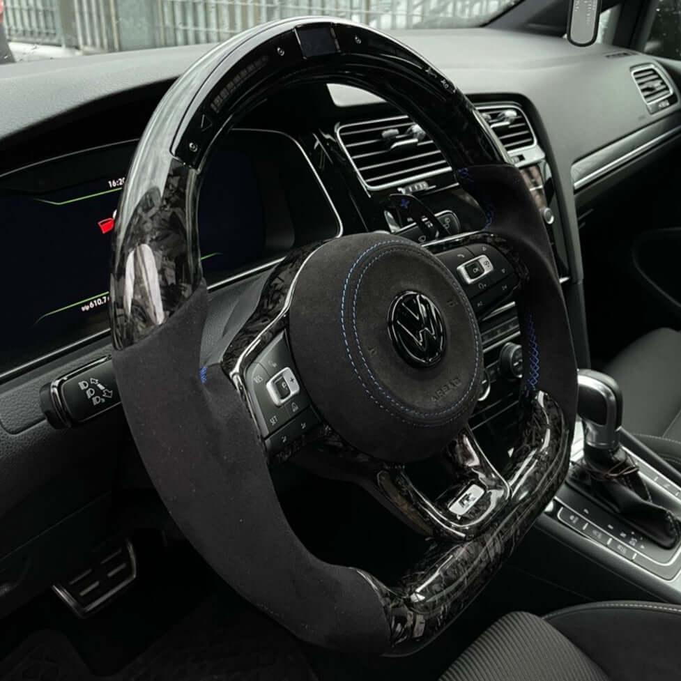 Steering Wheel Custom in Carbon Fiber or Forged Carbon - VW Golf Mk 7 / 7.5 - Image 5