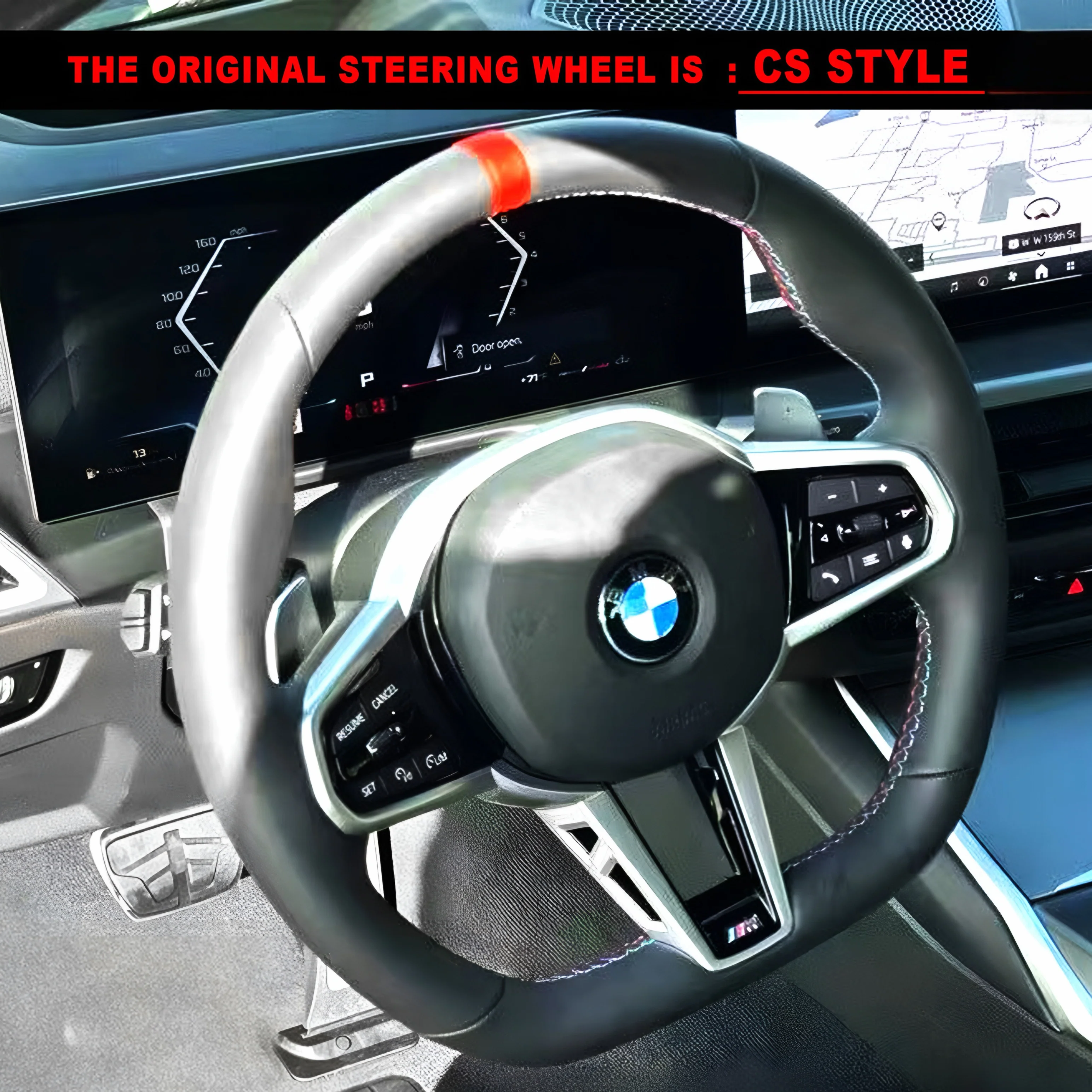 Steering Wheel Trims in Carbon Fiber - LCI BMW M2 G87 / M3 G80 G81 / M4 G82 G83 - Image 3